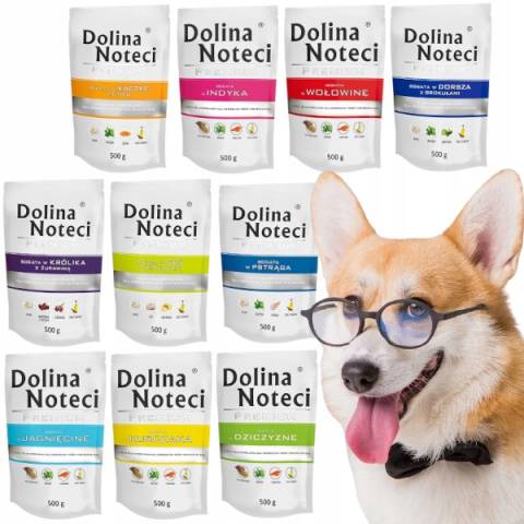 Zestaw Karma mokra Dolina Noteci Premium 500g x 30 sztuk