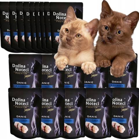 DOLINA NOTECI PREMIUM KOCIĘTA Junior DORSZ 85g x20
