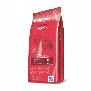 FITMIN Dog Medium Puppy 3kg + GRATISY