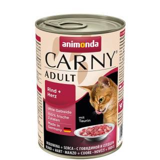 Animonda carny adult puszka wołowina i serce 400 g