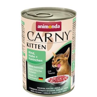 Animonda carny kitten puszka wołowina kurczak królik 400 g