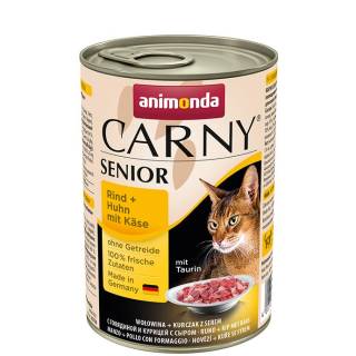 Animonda carny senior puszka wołowina i kurczak z serem żółtym 400 g