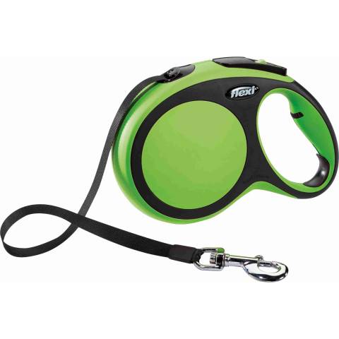 Flexi smycz new comfort, taśma/ l, 8 m, zielona fl-8421