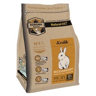 Korona natury mieszanka - królik 750g