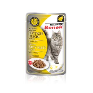 Super benek fileciki w sosie z indykiem 85g