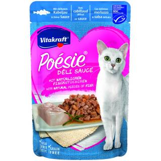 Vitakraft poesie deli sauce dorsz 85g d/kota