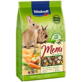 Vitakraft menu vital 3kg karma d/królika
