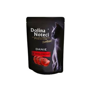 Dolina noteci danie z wołowiny koty sterylizowane saszetka 85g