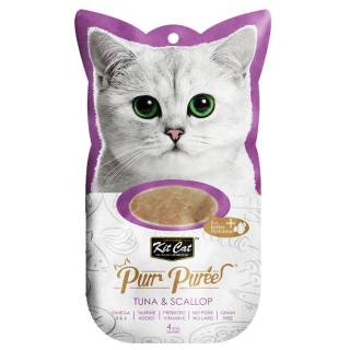 Kit cat purrpuree tuna & scallop (tuńczyk & przegrzebek) kc-867 4x15g