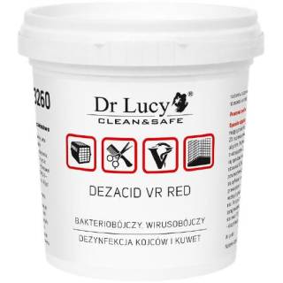 Dr lucy preparat bakterio-, wiruso- i grzybobójczy w proszku dezacid vr red 150g
