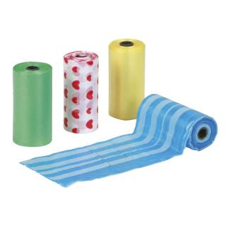 Kerbl woreczki kolorowe, 4 rolki, kolorowe 82267