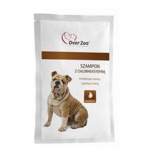 Overzoo szampon z chlorheksydyną w saszetce - vet line 20 ml