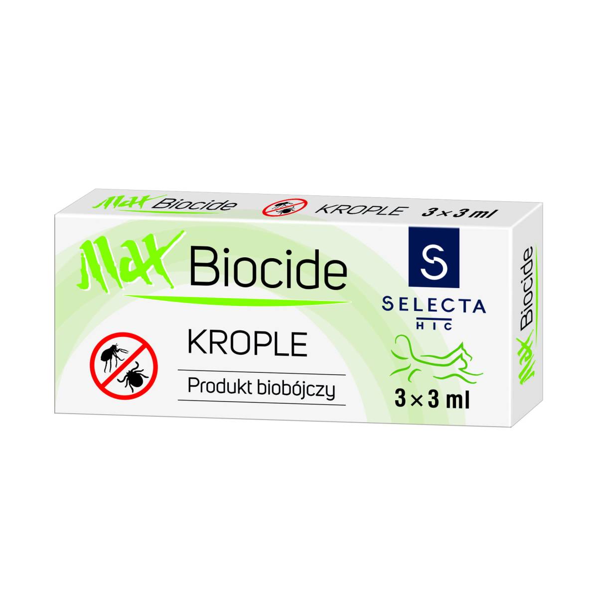 Selecta krople maxbiocide  20-60 kg 3x3ml