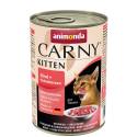 Zdjęcie produktu Animonda carny kitten puszka wołowina i serca indycze 400 g