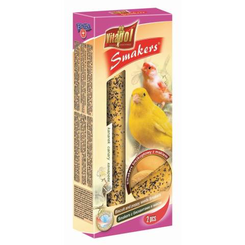 Vitapol smakers dla kanarka biszkopt z makiem zvp-2514 50g