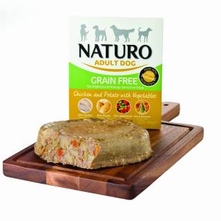 Naturo grain free - kurczak z ziemniakami i warzywami  400 g