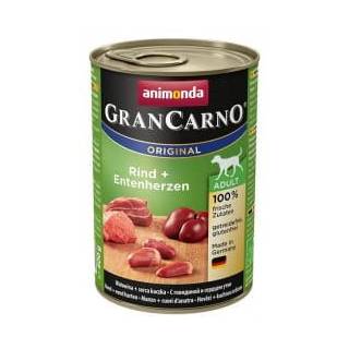 Animonda grancarno orginal adult puszki wołowina i serce kacze 400 g