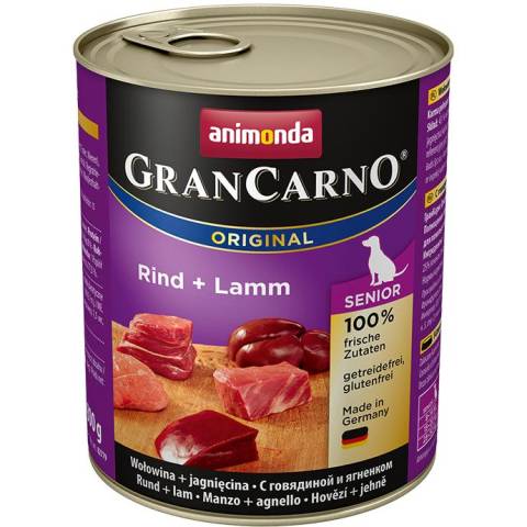 Animonda grancarno orginal senior puszki wołowina jagnięcina 800 g