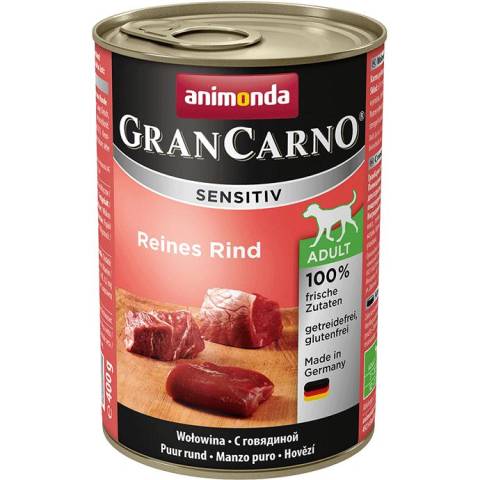 Animonda grancarno sensitive adult puszki czysta wołowina 400 g - wycofane