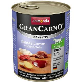 Animonda grancarno sensitive adult puszki czysta jagnięcina ziemniak 800 g