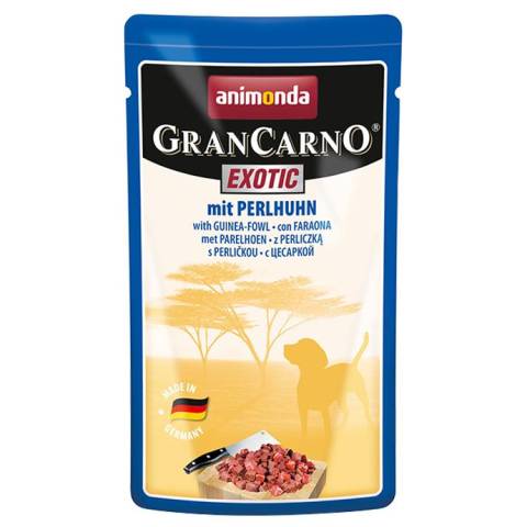 Animonda grancarno exotic saszetki z perliczką 125 g