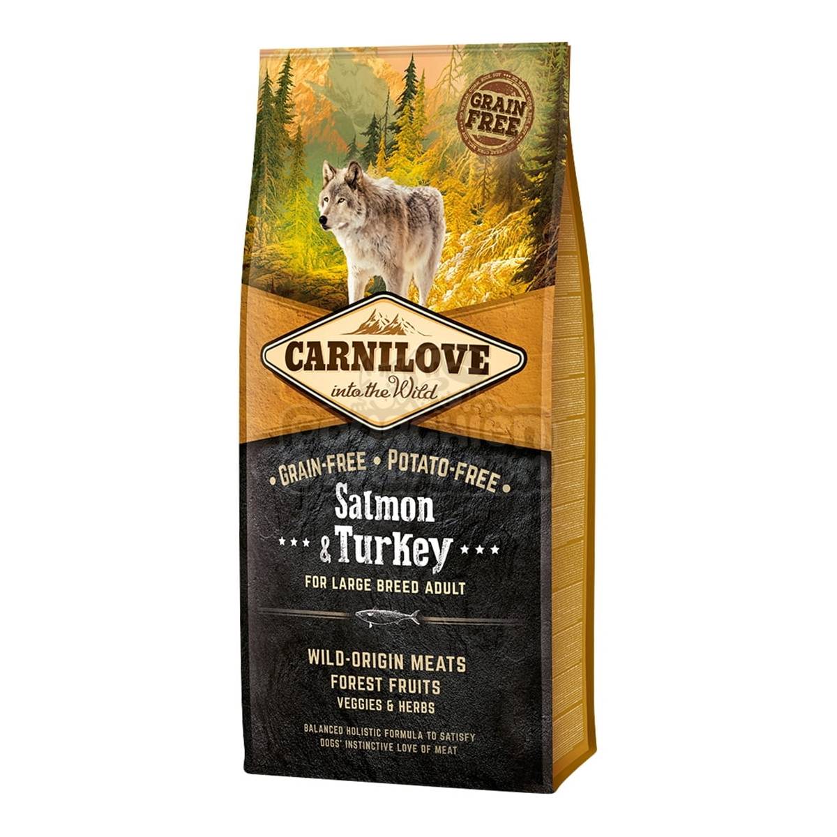 Carnilove salmon & turkey for large breed adult 12kg
