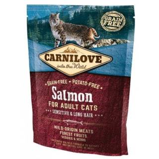 Carnilove cat salmon sensitive&long hair 400g