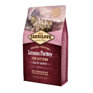 Carnilove cat salmon&turkey for kittens 2kg