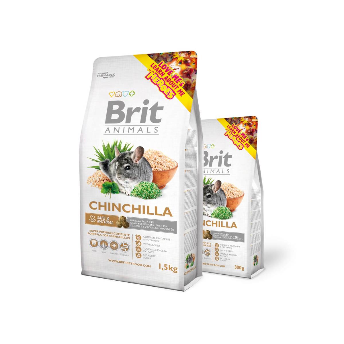 Brit animals chinchila complete 300 g