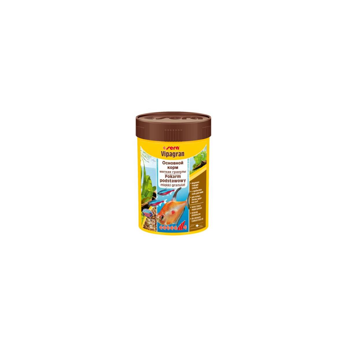 Sera vipagran 100 ml, granulat - pokarm podstawowy se-00201 100 ml