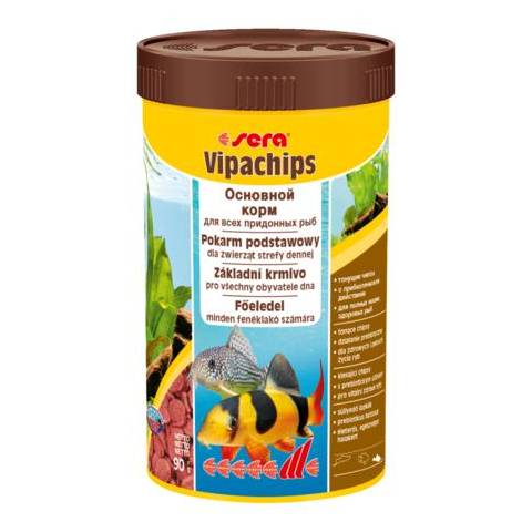 Sera vipachips 100 ml, chipsy tonące - pokarm podstawowy se-00514 100 ml
