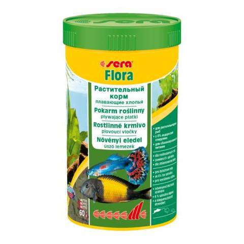 Sera flora 250 ml, płatki - pokarm roślinny se-00650 250 ml