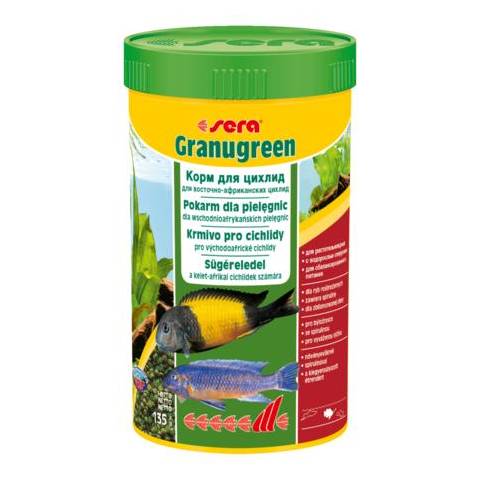 Sera granugreen 250 ml, granulat - pokarm dla pielęgnic se-00392 250 ml