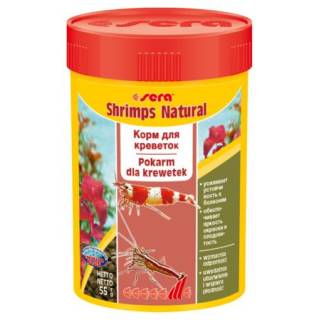 Sera shrimps natural 100 ml, granulat - pokarm dla krewetek i raków se-00554 100 ml