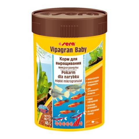 Sera vipagran baby 50 ml, płatki - pokarm wspierający wzrost se-00700 50 ml