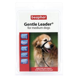 Beaphar gentle leader m - obroża średnia czarna dla psów