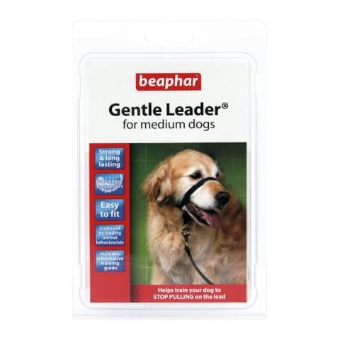 Beaphar gentle leader m - obroża średnia czarna dla psów