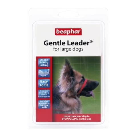 Beaphar gentle leader l - obroża duża czerwona dla psów
