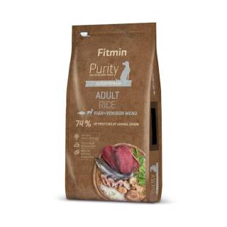 Fitmin dog purity rice adult fish & venison 2kg
