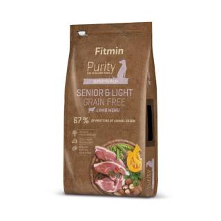 Fitmin dog purity rice senior & light venison & lamb 2kg
