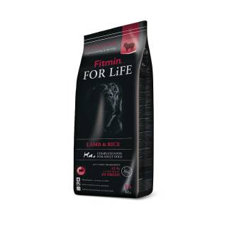 Fitmin dog for life lamb & rice 14kg