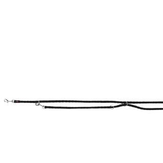 Trixie smycz regulowana cavo, s–m: 2.00 m/o 12.00 mm, czarna tx-143501