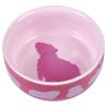 Trixie miska ceramiczna dla świnki morskiej z motywem świnki morskiej, 250 ml, śr. 11 cm tx-60732