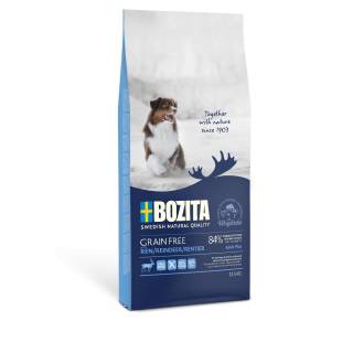 Bozita dog grain free adult plus reindeer 12,5 kg