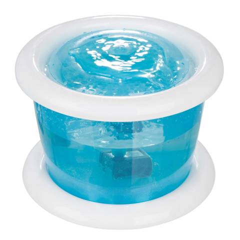 Trixie automatyczne poidło bubble stream, niebiesko/białe 3l tx-24464