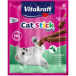 Vitakraft cat stick mini 3szt kaczk/królik d/kota