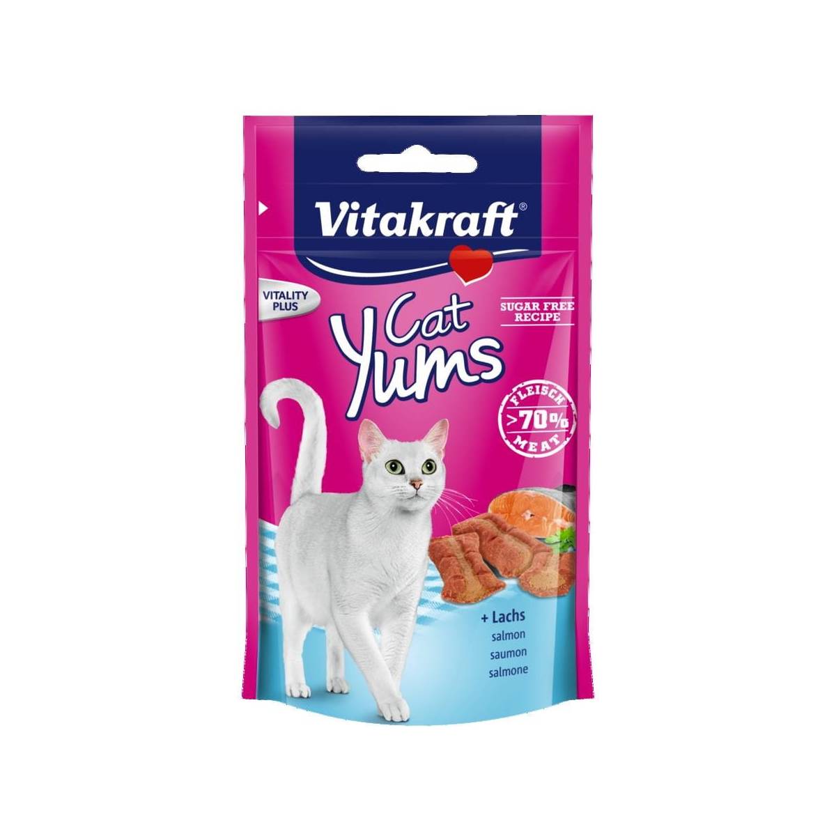 Vitakraft cat yums łosoś 40g przysmak d/kota