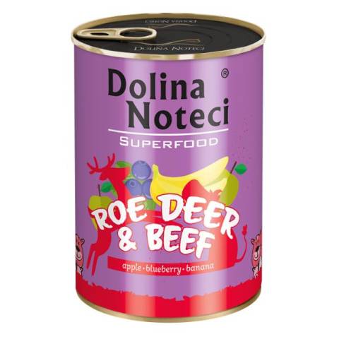 Dolina noteci superfood sarna i wołowina 400g