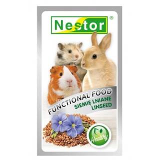 Nestor żywność funkcjonalna - siemię lniane dla gryzoni i królików 20g
