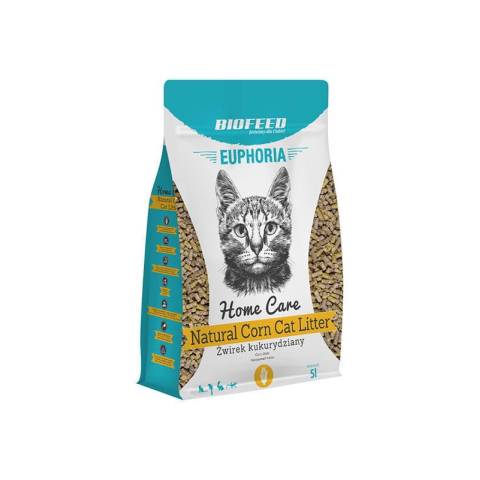 Biofeed euphoria home care natural corn cat litter 5l